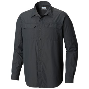 Columbia Silver Ridge 2.0 Long Sleeve Big, Camisa Grises Oscuro Para Hombre | 573941-RWV